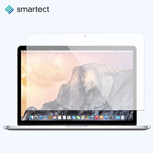 smartect® Panzerglas Displayschutzfolie für MacBook Pro 13 (To Mid 2015) aus gehärtetem Tempered Glass • Gorilla Glass mit Härtegrad 9h • 0,33mm Ultra-Dünn • Abgerundete Kanten (2.5D) • Anti Fingerabdruck
