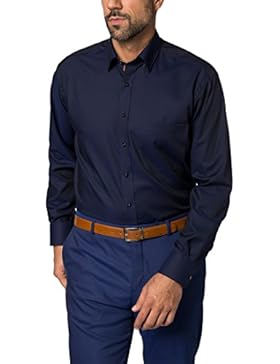 ETERNA Langarm Hemd COMFORT FIT Pinpoint unifarben