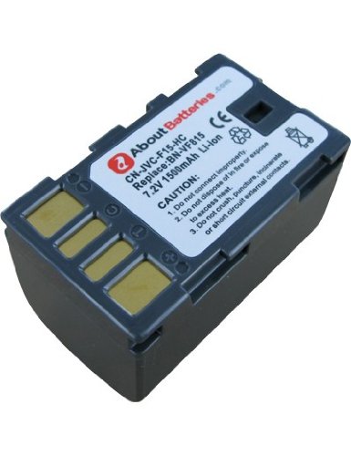 Akku Typ JVC BN-VF815U, Hohe Leistung, 7.2V, 1600mAh, Li-Ionen