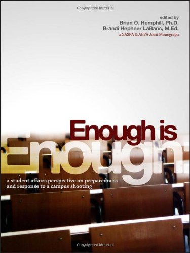Enough Is Enough: A Student Affairs Perspective on Preparedness and Response to a Campus Shooting