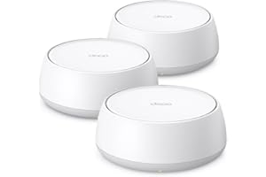 ‎TP-LINK TP-Link Deco BE3600 Wi-Fi 7 Mesh-WLAN (3er Pack), 3,6 Gbps WLAN Dual-Band Router und Repeater, 2 × Gigabit-Port pro Einheit, MLO, WPA3, VPN, Kindersicherung, empfohlen für Häuser mit 4-5 Schlafzimmern