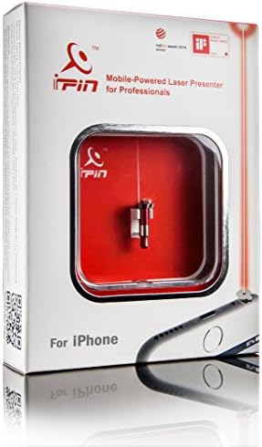 iPin Laser Presenter for iPhone Pointer Wireless Remote Control Mouse Trackpad Smart Red PowerPoint Presentation PPT iPad iOS 6 6s Plus