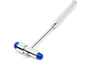 SUPVOX Martello medico neurologico per riflessi Hammer con ago e pennello per risposte cutanee e superficiali Blu