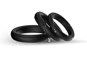 BIGH Pack x3 Anillo hombre - Anillos masculino silicona - Aro dureza