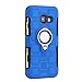 Produktbild ibasenice Telefon Fall mit Fingerring Halter Magnetische Auto Montage Telefon Fall stoßfest Telefon Abdeckung für Samsung Galaxy A3 2017 (Blau)