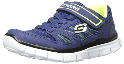 Skechers Flex Advantage Master Dash, Boys’ Multisport Outdoor Shoes, Blue (Nvyl - Navy Yellow), 1.5 UK (34 EU)