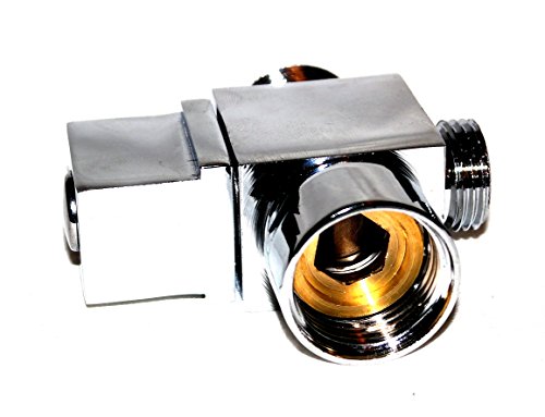 3-Wege Aufputz Umsteller Umschalt Ventil Umsellventil Umschaltventil 3/4 iG zu 3/4 AG mit 1/2 Zoll AG Ausgang für Schlauch Neu & OVP - 4