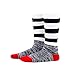 Produktbild MISS&YG Strümpfe Street-Fashion-Marke Japanisch Und Koreanische Socken Gestreift Verdickungssocken Unabhängige Verpackungssocken,Blackandwhite,XL:47~50