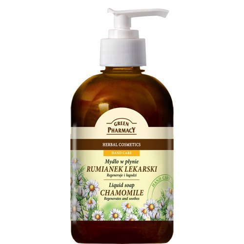 Green Pharmacy Calmante Liquido della mano sapone Camomilla senza parabeni 465 ML