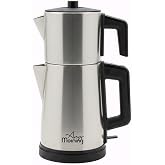 Any Morning OZ26CM10 2in1 Paslanmaz &Ccedil;elik &Ccedil;ay Makinesi ve Su Isıtıcı 1800 Watt Inox 2,5 Litre