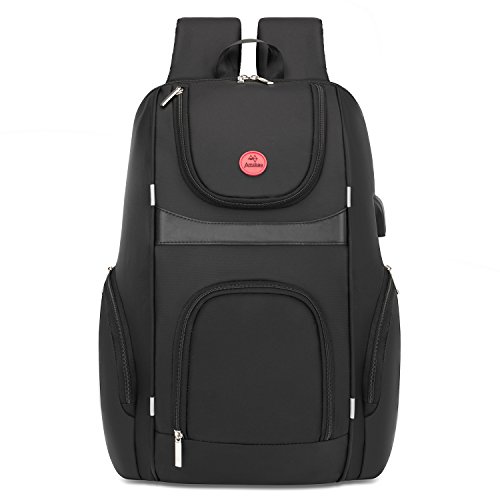 Amzbag 17 3 Zoll Laptop Rucksack Mutil-funktionale Reise Rucksack Business Backpack Computer Tasche mit USB Anschluss Wasserresistent College Rucksack