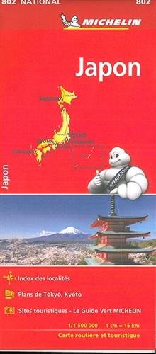 Book's Cover of Carte NATIONAL Japon Michelin