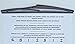 Price comparison product image Exact fit Rear Wiper Blade 30cm RB12512