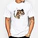Produktbild T-Shirt 3D T-Shirt 3D S Unisex Sommer Männer T-Shirt Kurzarm 3D Katze T-Shirt Männer