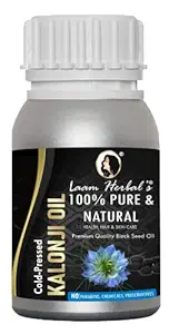 Laam Herbals Organic, Natural & Cold-Pressed Oil For Body, Skin, Hair & Health (Kalonji, 50 ml)
