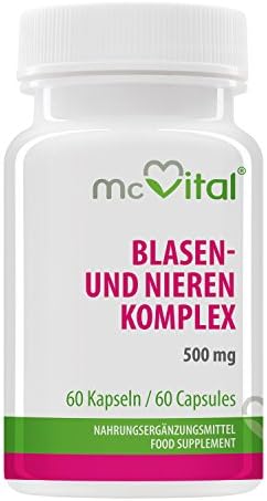 Bubbles And Kidney Complex 500 mg – Urinary Urge – Stabilises Kidney Function – 60 capsules