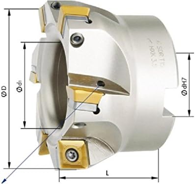 sitasa Distribution – Strawberry Cutting Angle with Internal Cooling, 8 teeth for sdmt12 D 100 mm, 90 Degrees