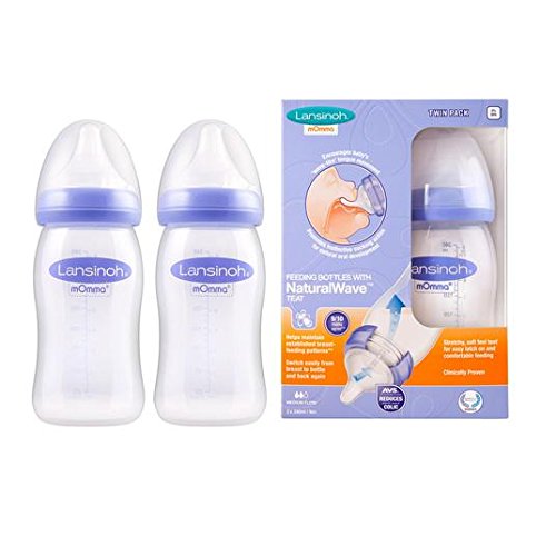 Lansinoh Feeding Bottle 2x240ml 2 per pack