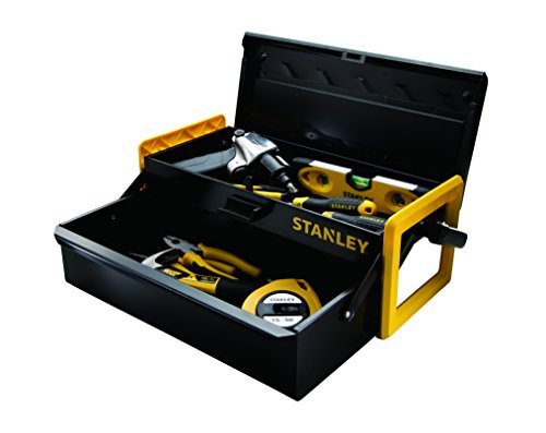 Stanley 16 Zoll Werkzeugkasten aus Metall, Cantilever-Design für volle Sichtbarkeit und freien Zugang, STST1-75507 - 3