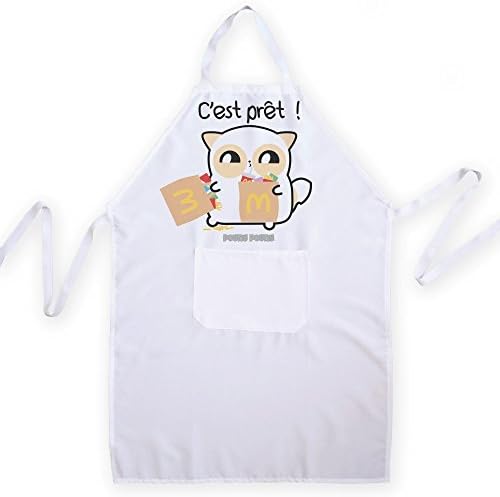 'Kitchen Apron pouny pouny MacDo' Ready Chibi And Fast Food Kawaii – Officially Licensed pouny pouny – Chamalow Shop