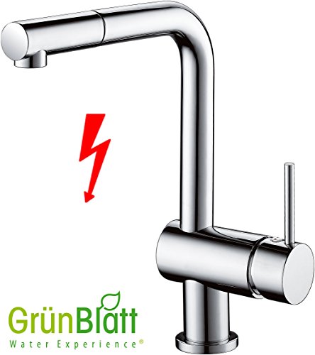 Niederdruck Küchenarmatur herausziehbar Geschirrbrause Küche Armatur Einhebelmischer Wasserhahn mit Brause Handbrause küchenarmaturen armaturen