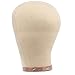 Kissmywig Canvas Cork Model Head for Fixing Wigs / Hats Block Stand 22"