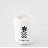 Toller Kerzenhalter mit Aufdruck