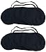 Atyourdoor Eye Masks for Sleeping or Travelling (Double Elastic) - Black Color (Pack of 2) RS.240.00