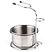 VERY100 Stainless Steel Shaving Stand 4.8" and Shaving Soap Bowl Dia 3.4" Pro Barber Shaving Kits