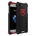 Produktbild iPhone 6 6S 7 8 Plus Metall Case,Yidai-SiluStahl Body,WärmeableitungAlu Hülle Stoßfest Schutz Cover Metall Bumper Outdoor Hart Rückschale für iPhone 6 Plus/6S Plus/7 Plus/8 Plus 5,5 Zoll - Schwarz