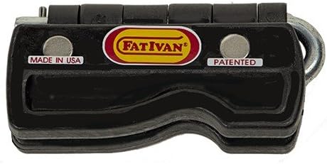 The Original Fat Ivan Fold Up Door Chock with Magnet (Black)