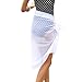 TopTie Swimwear Sarong, White Cover-up