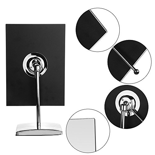 TFCFL Make-up Spiegel, verstellbare rechteckige Luxus-Tabletop Make-up Spiegel, perfekte moderne und elegante rahmenlose Design für Schlafzimmer oder - 8