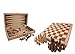 Produktbild 'Spiele "Dame, Schach und Backgammon cm 30 x 30 – Holz