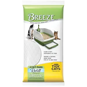 Tidy Cats Breeze Tidy Cat Litter Pads 16.9X11.4(1 Pack of 4 Pads)
