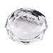 Produktbild Europäische Kreative Kristallglas Transparent Aschenbecher Mode Personalisierte Geschenk Aschenbecher Wohnzimmer Schlafzimmer Studie Büro Aschenbecher (Color : Clear, Größe : 15cm)