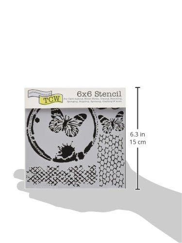Bible Journaling Stencil – Butterfly Collage (6″ X 6″) - 3