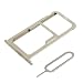 Produktbild MMOBIEL Dual SIM Karte Schlitten kompatibel mit Honor 8-5.2 Inch (Platinum Gold) Tray Ersatzteil inkl SIM Pin