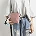 Produktbild ZSKJLHZ Scrub eine Schulter geschlungen Umschlag Tasche lässig Hand nehmen kleine Tasche Wilde Haarball hängende Mode Handtasche, pinkDamen Geschenk