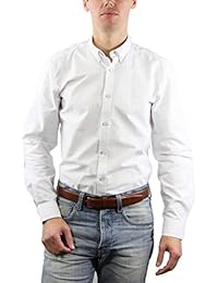 CR7 CRISTIANO RONALDO Hemd CR7 Shirt Classic fit - Camiseta/Camisa deportivas para hombre, color Blanco, talla XS