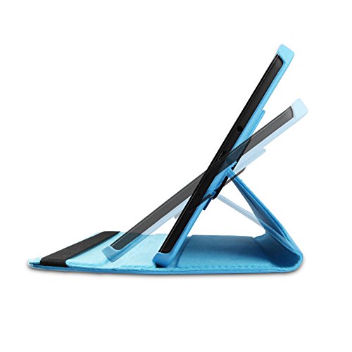 Samsung Galaxy Tab A 10.1 Hülle Case, Infiland PU Ledertasche lederhülle 360° Drehbarer Stand Smart Cover Case Schutzhülle Tasche Etui für Samsung Galaxy Tab A 10.1 Zoll (2016) Tablet-PC(mit Auto Schlaf / Wach Funktion)(Hellblau) - 7