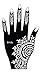 5 Sheets STENCILS TATTOO Set 5 Mehndi TemplateTattoo Henna Designs for Hand - single use - for Henna Tattoo Glitter Tattoo Airbrush Tattoo