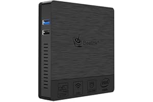 Beelink T4 PRO Mini PC, Mini Computer Desktop con Apollo Lake N3350, 4GB LPDDR3 +64GB EMMC, 2,4G/5,8G WiFi, BT 4.0, 1000 Mbps LAN, Dual HDMI