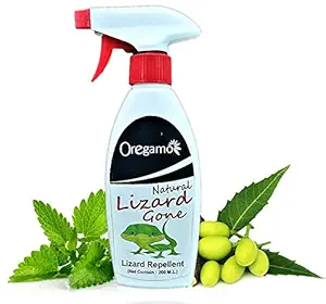 Oregamo Organic Lizard Repellent Spray 200 M.L. Lizard Repellent for Home, Lizard Repellent, Lizard Repellent Spray for Home, Best Lizard Repellent for Home