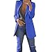 Produktbild JYJM Damen Anzug Elegant Business Frauen Mantel Jacke Oberteil Sakko Blazer Herbst Winter Slim fit Windbreaker Einfarbig Leichte Trenchcoat Langarm Büro Mantel Cardigans Anzug Lange Jacke
