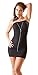 Produktbild Orion Tubekleid - Erotisches Minikleid für Frauen, enges Party-Kleid in schwarz, Transparenter Stretch-Stoff perfekt zur erotischen Verführung