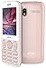 Aqua Pearl Max - 2.8 Inch Display Dual Sim Basic Keypad Mobile Phone With 3600 mAh Battery And Power Bank Feature -Rose Gold RS.1349.00