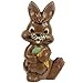 Produktbild Osterhase mit Möhre, lachend, 18 cm, für 100-150g Schokolade