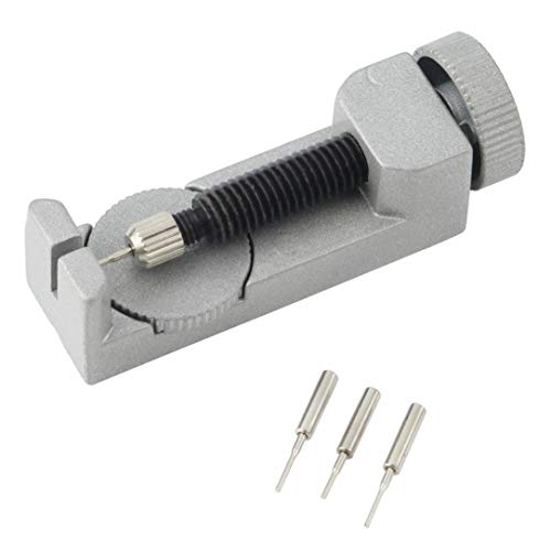 Preisvergleich Produktbild Sairis Professionelle Uhrenarmband Link Pin Einstellbar Metall Remover Entfernung Einstellbar 3 Pins Repair Tool Silber (silber)