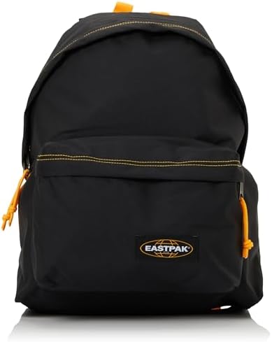 Eastpak Padded Pak’r Zaino 24L (40 x 30 x 18 cm), resistente e idrorepellente, zaino scuola e viaggio leggero con spallacci imbottiti - KONTRAST MANGO